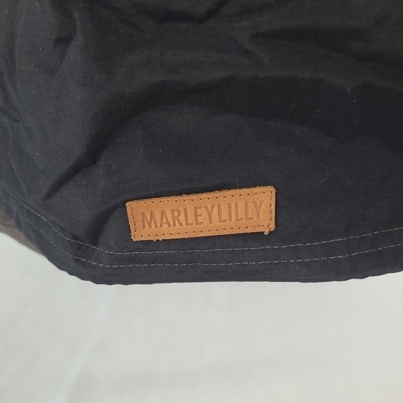 Marley Lilly Pull Over Rain Jacket Black & Brown Embroidered RHP Sz XXL. NWT - Picture 5 of 7
